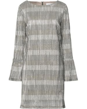 Satine Label Mini Dress Polyester - Grey