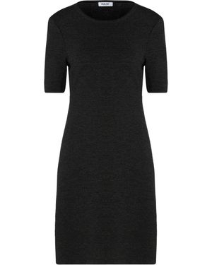 Base London Charcoal Midi Dress Wool, Polyester - Black