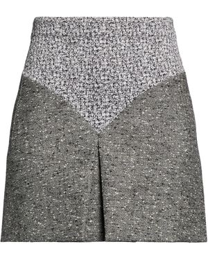 Rabanne Mini Skirt Wool, Polyamide - Gray