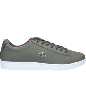 Lacoste Military Sneakers Soft Leather, Textile Fibers - Gray