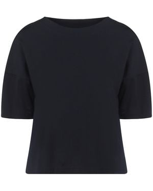 Brebis Noir Midnight T-Shirt Viscose, Polyamide, Elastane - Black