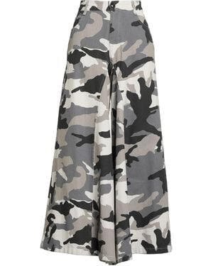 White Sand Pants Cotton - Gray