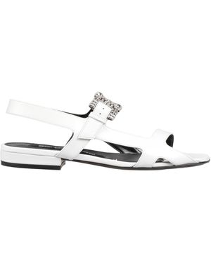Sergio Rossi Sandals Leather - White