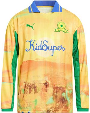 PUMA X Kidsuper Studios Polo Shirt Polyester - Yellow