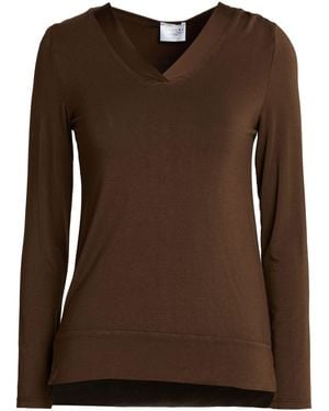 Anonyme Designers T-Shirt Viscose, Elastane - Brown