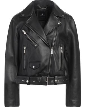 Anine Bing Jacket Leather - Black