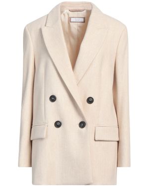 Peserico EASY Blazer Wool, Polyester, Viscose, Polyamide, Elastane - Natural