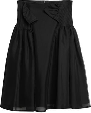Noir Kei Ninomiya Knee Length Skirt - Black
