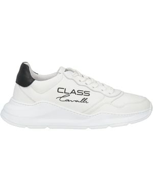 Roberto Cavalli Trainers Calfskin - White