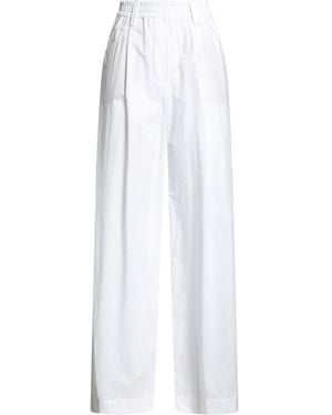 Brunello Cucinelli Pants Cotton - White