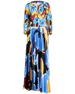 Sara Roka Maxi Dress Polyester - Blue