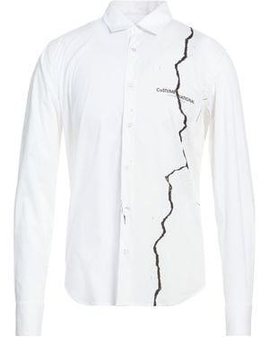 CoSTUME NATIONAL Contemporary Shirt Cotton, Elastane - White