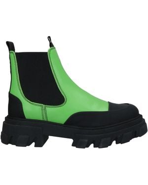 Ganni Ankle Boots - Green