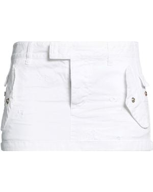 DSquared² Mini Skirt Cotton - White
