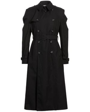 VTMNTS Overcoat & Trench Coat Cotton - Black