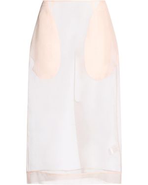 Simone Rocha Midi Skirt Silk - White