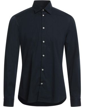 Manuel Ritz Shirt Cotton, Elastane - Blue