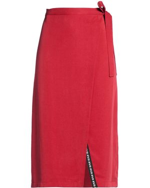 Ice Play Midi Skirt Lyocell - Red