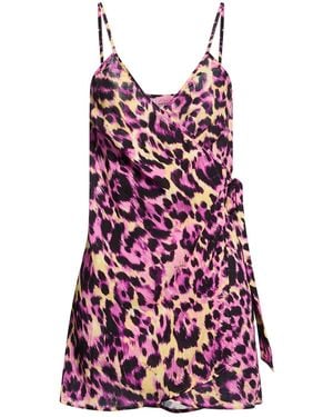 Miss Bikini Mini Dress Viscose - Red