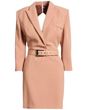 Elisabetta Franchi Camel Mini Dress Polyester, Elastane - Pink