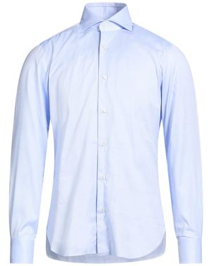 Barba Napoli Sky Shirt Cotton - Blue