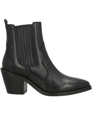 Bobbies Ankle Boots Lambskin - Black