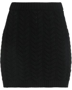 ELEONORA GOTTARDI Mini Skirt Wool, Cashmere - Black