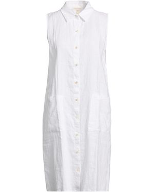 Eileen Fisher Mini Dress Organic Linen - White