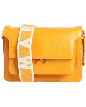 Marni Cross-Body Bag Cow Leather, Polyester, Brass, Zinc, Aluminum - Orange