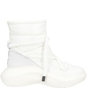 Vic Matié Ankle Boots Textile Fibers, Leather - White