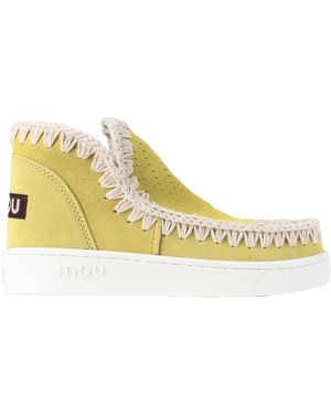 Mou Botines de caña alta - Amarillo
