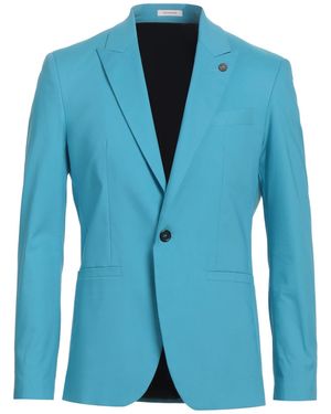 Officina 36 Blazer Cotton, Nylon, Elastane - Blue