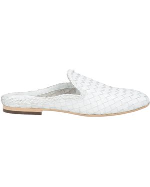 m. collection Mules & Clogs Leather - White
