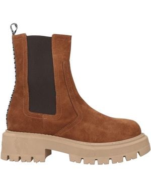 Bikkembergs Tan Ankle Boots Leather - Brown