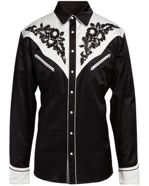 KENZO Shirt Cotton, Rayon - Black