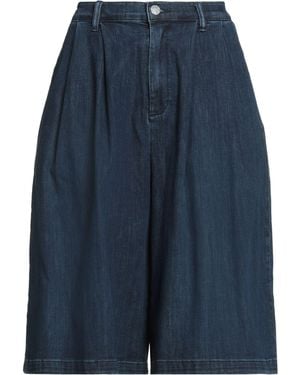 AG Jeans Denim Shorts Cotton, Polyester, Lyocell, Elastane - Blue