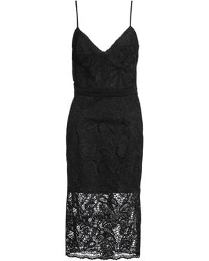 Gai Mattiolo Love To Love Midi Dress Polyester, Polyamide - Black