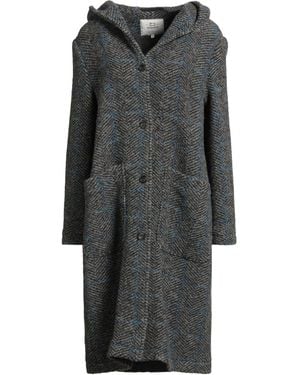 Woolrich Coat Wool, Polyester, Stipa Tenacissima - Gray