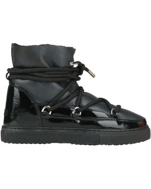 Inuikii Ankle Boots Leather, Shearling - Black