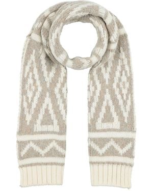 Moorer Cream Scarf Wool, Polyester, Cashmere, Elastane - Natural