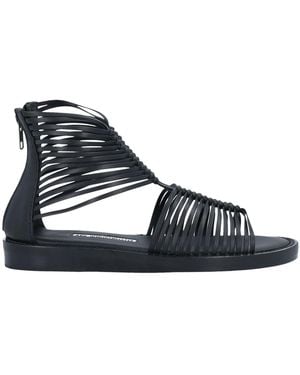 Ann Demeulemeester Sandals Calfskin - Blue