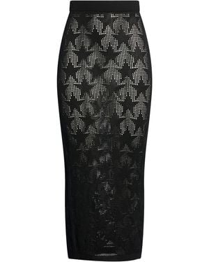 Akep Maxi Skirt Viscose, Polyamide - Black