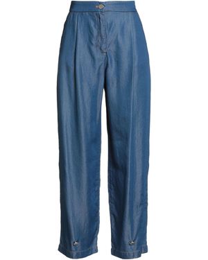 Gaelle Paris Trousers Lyocell - Blue