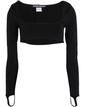 ANDREADAMO Top Polyamide, Elastane - Black