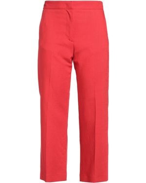 MSGM Pants Viscose, Polyester, Elastane - Red