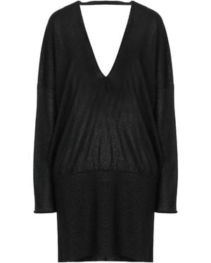 Circus Hotel Mini Dress Viscose, Polyester - Black
