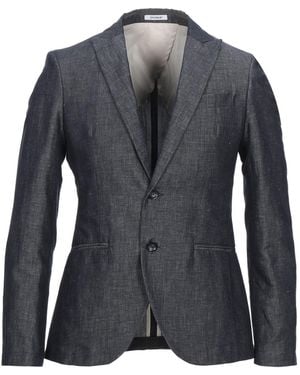 Officina 36 Officina Midnight Blazer Cotton, Linen - Black