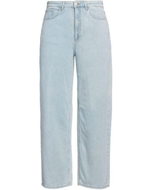 Vila Jeans Cotton, Elastane - Blue