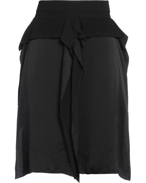 Lanvin Midi Skirt Silk - Black