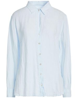 120% Lino Camicia - Blu